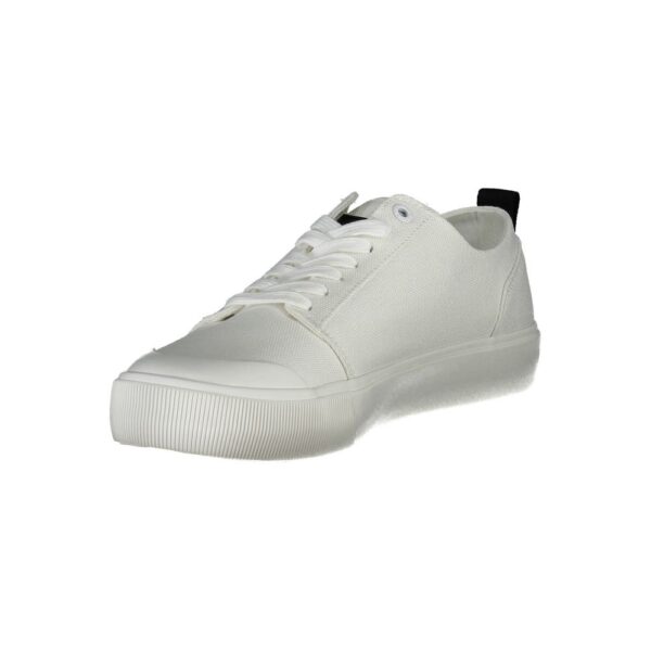 Calvin Klein White Cotton Men Sneaker - Image 3