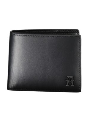 Tommy Hilfiger Black Leather Men Wallet