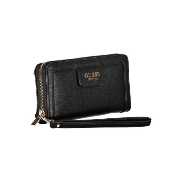 Guess Jeans Black Polyethylene Women Wallet - Image 3