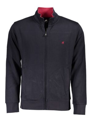 U.S. Grand Polo Chic Long Sleeve Zippered Polo Sweatshirt