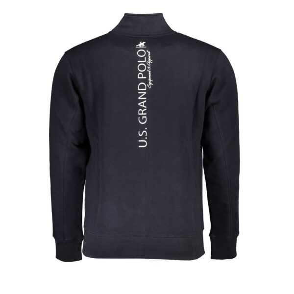 U.S. Grand Polo Chic Fleece-Lined Sweatshirt with Contrast Zip Detail - Image 2