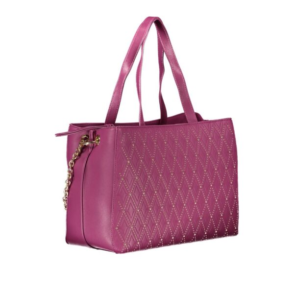 Valentino Bags Purple Polyethylene Handbag - Image 3