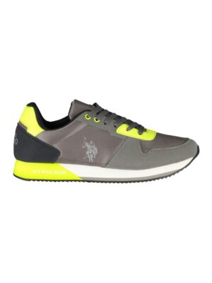 U.S. POLO ASSN. Gray Polyester Men Sneaker