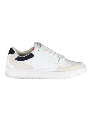 Tommy Hilfiger White Polyethylene Men Sneaker