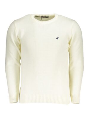 U.S. Grand Polo White Fabric Sweater