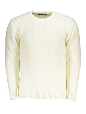 U.S. Grand Polo White Fabric Sweater