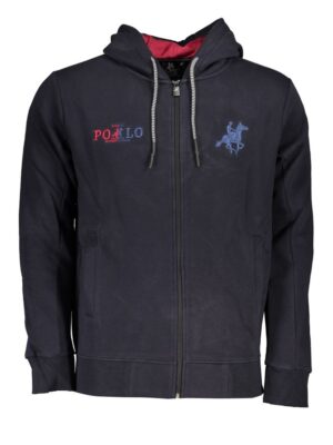 U.S. Grand Polo Chic Blue Hooded Fleece Sweatshirt