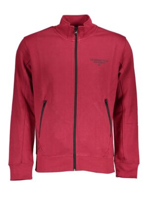 U.S. Grand Polo Elegant Fleece Long Sleeve Sweatshirt - Pink