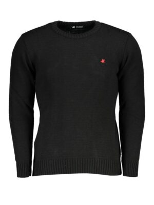 U.S. Grand Polo Black Acrylic Sweater
