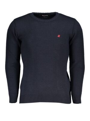 U.S. Grand Polo Blue Acrylic Sweater