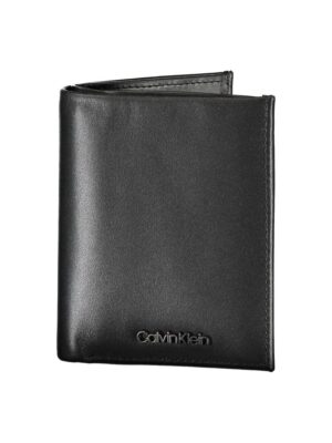 Calvin Klein Sleek Black Leather RFID Wallet