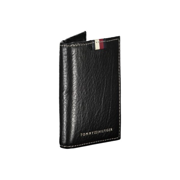 Tommy Hilfiger Black Leather Men Cardholder - Image 3