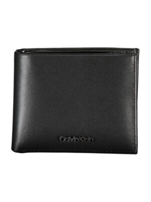 Calvin Klein Sleek Leather Bi-Fold Wallet with RFID Block