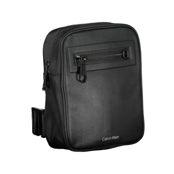 Calvin Klein Sleek Black Shoulder Bag with Contrasting Details - Image 3