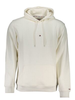 Tommy Hilfiger White Cotton Men Sweater