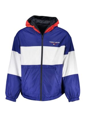 Tommy Hilfiger Blue Polyester Men's Reversible Jacket