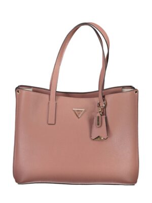 Guess Jeans Pink Polyethylene Handbag