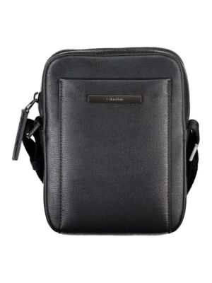 Calvin Klein Elegant Black Shoulder Bag with Sleek Detailing