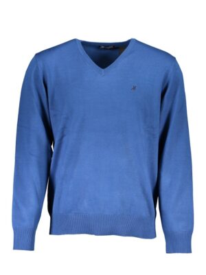 U.S. Grand Polo Blue Nylon Sweater