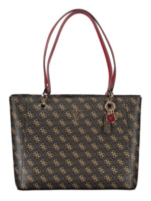 Guess Jeans Brown Polyethylene Handbag