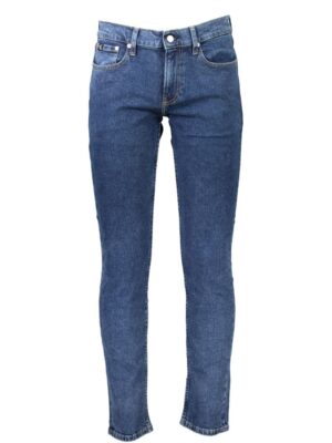 Calvin Klein Blue Cotton Jeans & Pant