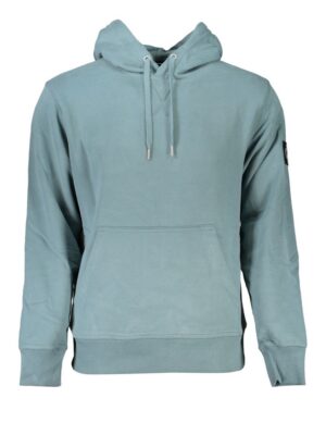 Calvin Klein Chic Green Hooded Cotton Sweatshirt