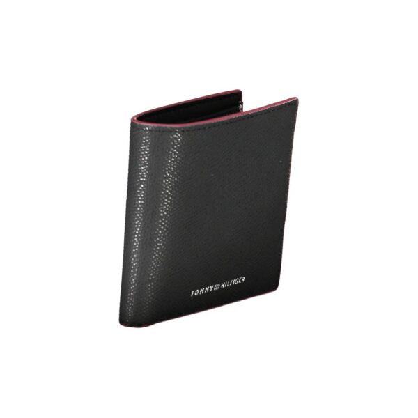 Tommy Hilfiger Elegant Black Leather Wallet - Image 3