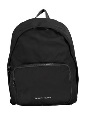 Tommy Hilfiger Chic Urban Black Backpack with Laptop Compartment