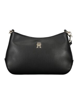 Tommy Hilfiger Black Polyester Handbag