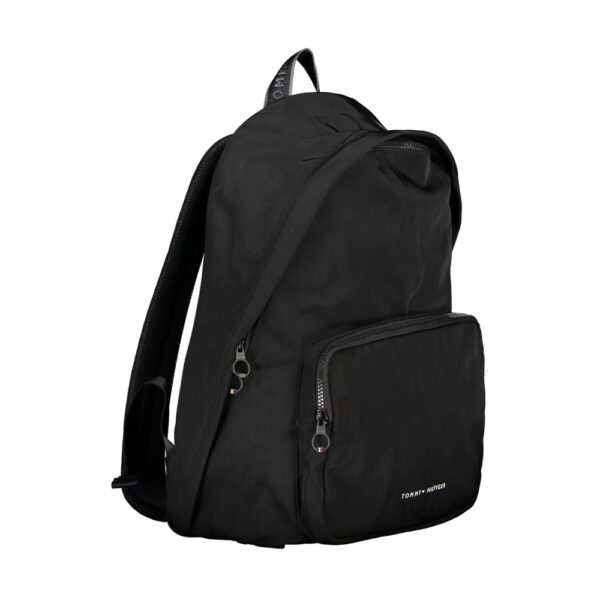 Tommy Hilfiger Chic Urban Black Backpack with Laptop Compartment - Image 3