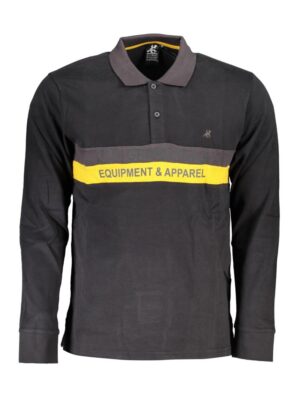 U.S. Grand Polo Black Cotton Polo Shirt