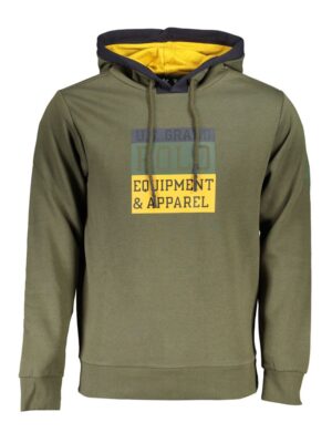 U.S. Grand Polo Elegant Fleece Hooded Sweater with Contrast Details