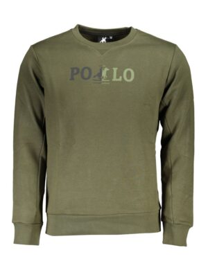 U.S. Grand Polo Elegant Green Crew Neck Sweatshirt