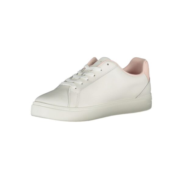 Tommy Hilfiger White Polyester Sneaker - Image 3