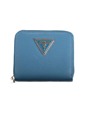 Guess Jeans Blue Polyethylene Wallet