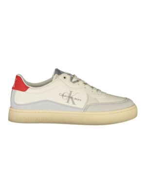 Calvin Klein White Polyester Sneaker