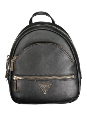 Guess Jeans Black Polyethylene Backpack