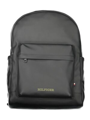 Tommy Hilfiger Black Polyester Backpack