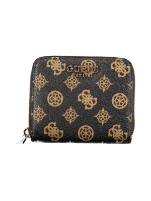 Guess Jeans Brown Polyethylene Wallet