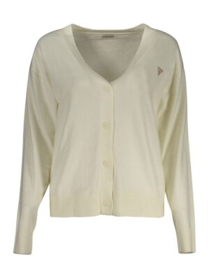 Guess Jeans White Polyester Sweater