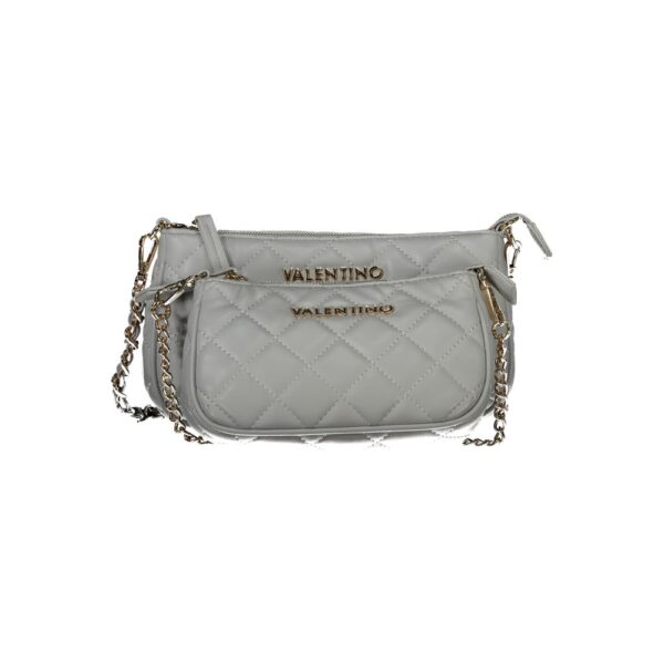 Valentino Bags Gray Polyethylene Women Handbag - Image 3