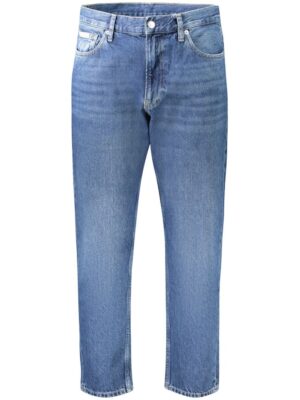 Calvin Klein Blue Cotton Men Jeans