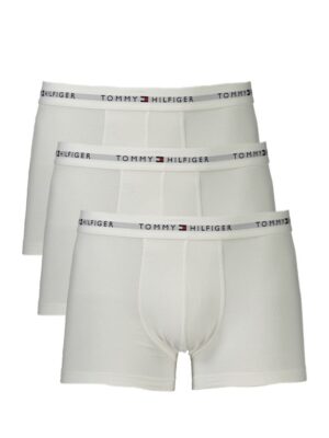 Tommy Hilfiger White Cotton Men Boxer