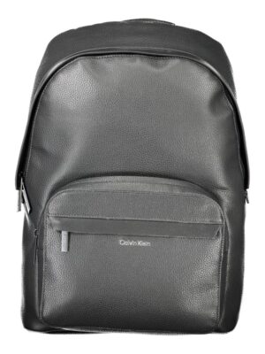 Calvin Klein Black Polyester Men Backpack