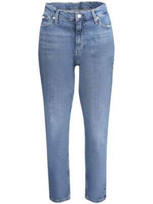 Calvin Klein Blue Cotton Jeans & Pant