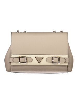 Guess Jeans Beige Polyethylene Women Handbag