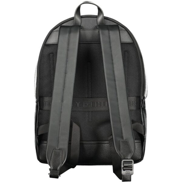 Tommy Hilfiger Black Polyester Men Backpack - Image 2