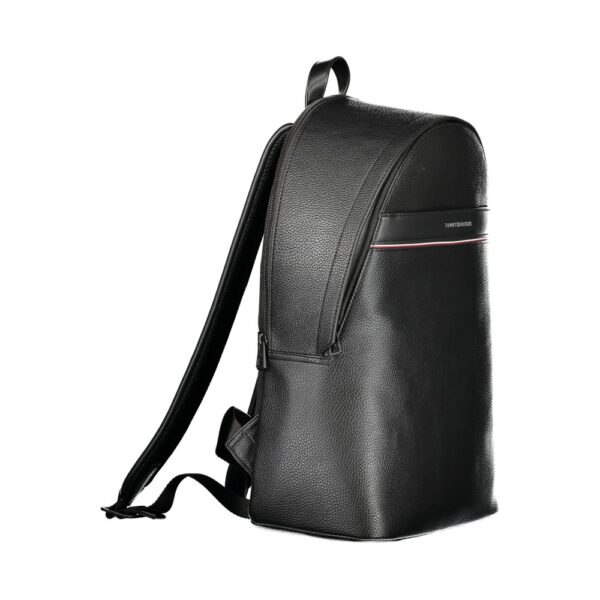 Tommy Hilfiger Black Polyester Men Backpack - Image 3