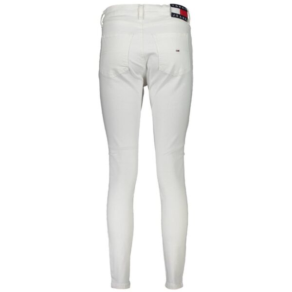 Tommy Hilfiger White Cotton Women Jeans - Image 2