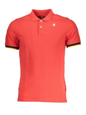 K-WAY Elegant Pink Contrast Detail Polo Shirt